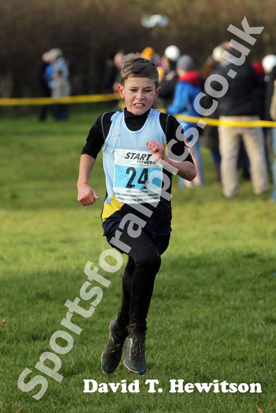 Blue 24 boys 2012 North East Championships, Summerhill Country Park, Hartlepool.